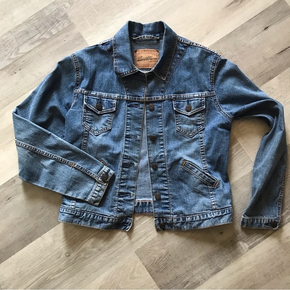Levi Strauss Signature Women's Blue Denim Jacket - Misses Size Small (4/6) - Picture 1 of 5